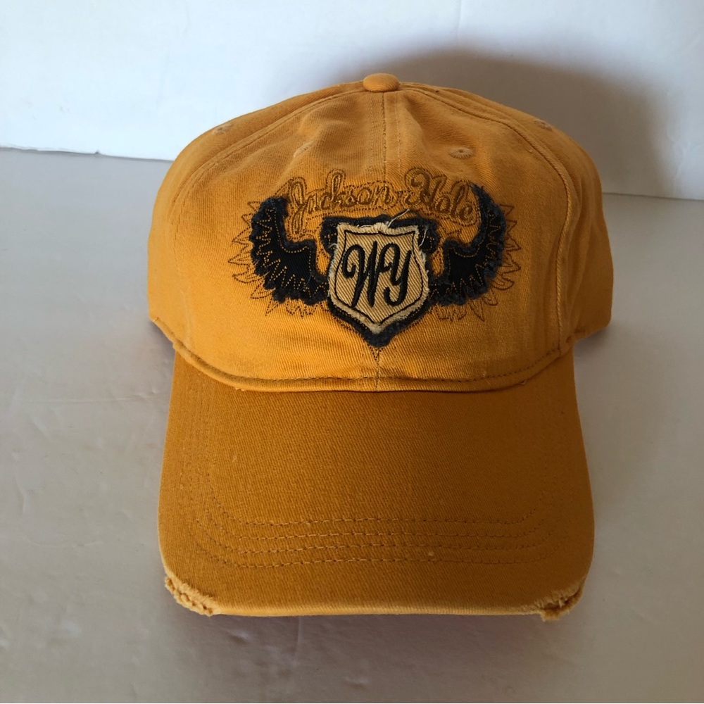 New Jackson Hole Wyoming Embroidered Baseball Cap Hat 100% Cotton Adjustable